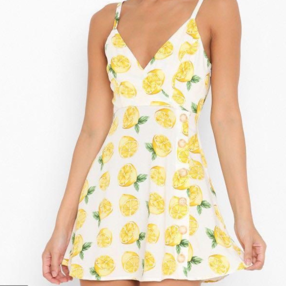 Forever 21 - Lemon Print Mini Dress